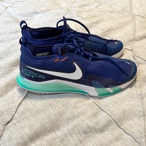 Size 11 NikeCourt Men's React Vapor NXT Hard Court Tennis Shoes Deep Royal/White